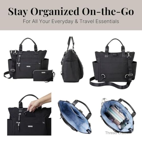 3-in-1 Convertible Backpack Tote Handbag - 15x12 Lightweight Travel Bag main image 4